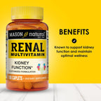 MASON NATURAL Multivitamínico Renal con ALA y Vitaminas B - 100 Comprimidos