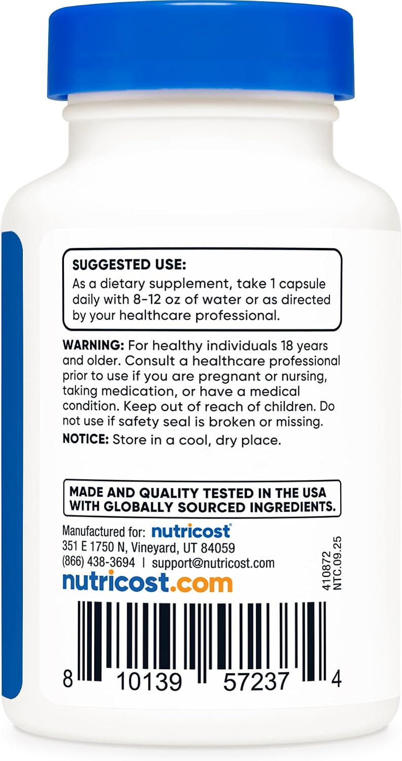 Nutricost Cápsulas de Dihidroberberina (100 mg, 60 uds)