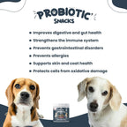 Bruno & Lukas Probióticos Masticables para Perros – Salud Digestiva y Apoyo Inmunológico – 90 Chews