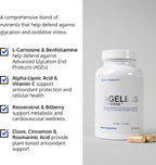 DRINK HRW Ageless Defense Ultimate Formulation - Inhibe AGEs, Promueve Juventud (120 Comprimidos)