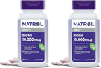 Natrol Beauty Biotin 10,000 mcg, 100 comprimidos
