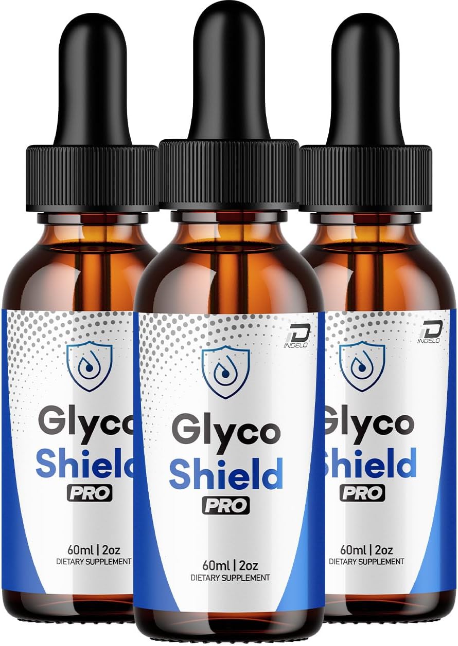 Glyco Shield Pro Fórmula Saludable – GlycoShield Pro Niveles Saludables Naturales – Líquido de Fuerza Extra (Pack de 3 – Suministro para 3 Meses)