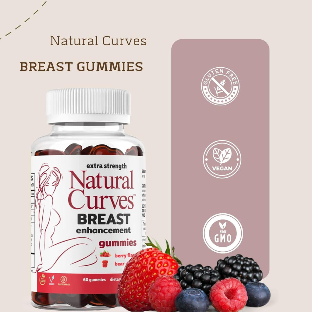 Natural Curves Gominolas de Bienestar Femenino con Hierbas - 60 Gominolas