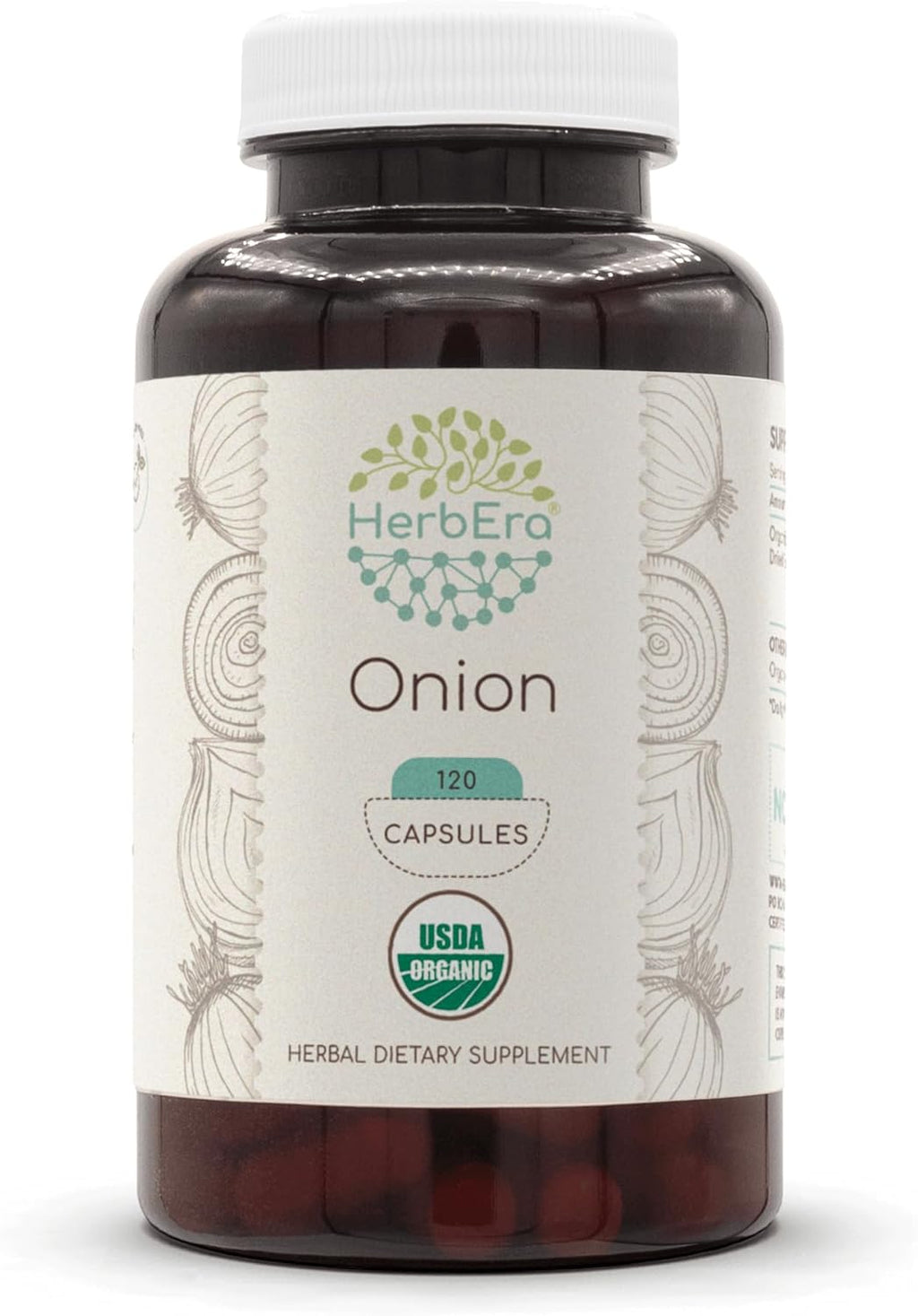 HerbEra Cebolla Ecológica - 60 Cápsulas Vegetarianas
