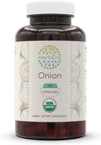 HerbEra Cebolla Orgánica USDA - 120 Cápsulas Vegetarianas