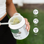 Nature's Pure Blend Super Greens Powder – Polvo Orgánico de Superalimentos con Probióticos – Sabor Matcha – 30 Dosis
