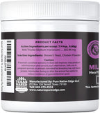 Milk Thistle for Dogs & Cats. Suplemento Hepático con Pollo Real. Desintoxicación de Hígado y Riñones. Frasco Grande de 85 gramos.