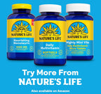 Nature's Life Soft Gelatin Multiple - Multivitamínico y Mineral Completo con Hierro, 120 Softgels