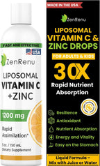 Zenrenu Bebida Liposomal de Vitamina C y Zinc (150 ml)