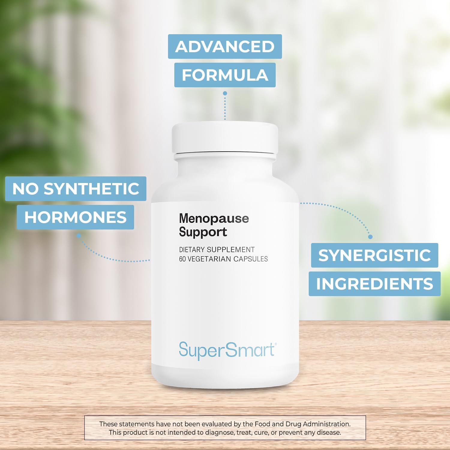 Supersmart Menopause Support (Advanced Formula) - 60 Cápsulas Vegetarianas