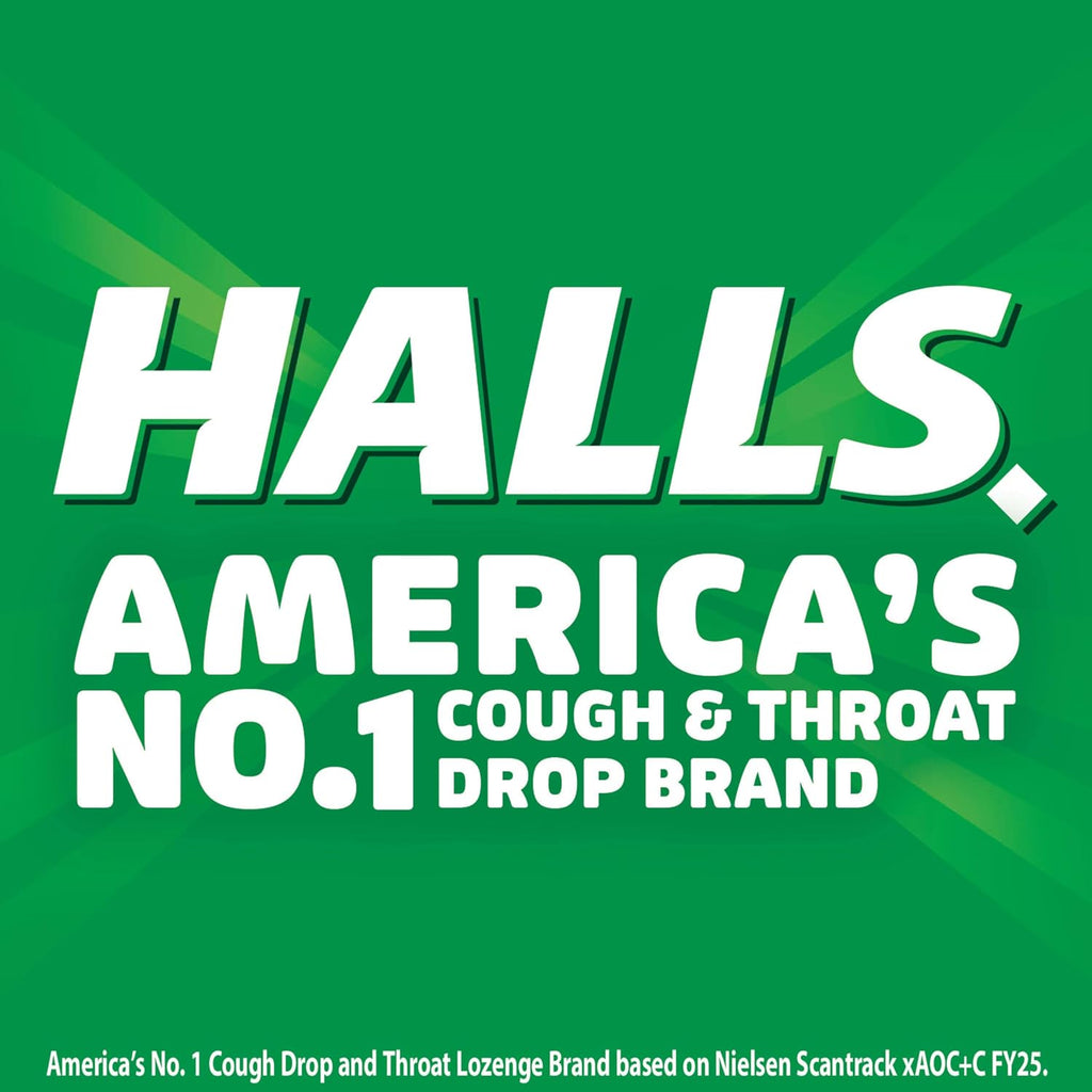HALLS Defense Pastillas de Vitamina C Cítricos Variados, 30 unidades