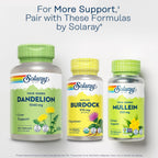 SOLARAY Raíz de Bardana Orgánica 970 mg - 100 Cápsulas