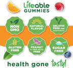 Lifeable Multivitamínico sin Azúcar para Hombres con Hierro y 18 Vitaminas Esenciales - 90 Gomitas