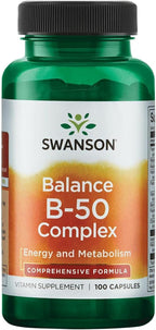 Swanson Balance B-50 Complejo B de Alta Potencia (250 Cápsulas)