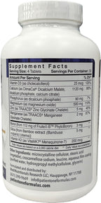 Patient One OsteoOne - Complemento para la Salud Ósea con Calcio, Vitamina D3 y K2 - 120 Comprimidos