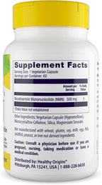Healthy Origins NMN Nicotinamide Mononucleotide 300 mg – 60 Cápsulas Veganas
