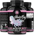 Angry Supplements Hair Envy - Biotina 10.000 mcg + Queratina