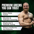 VEDGE Nutrition Organic Greens – Superalimentos Verdes Veganos en Polvo – 30 Raciones – Sabor Bayas Mixtas