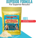 BodyBoost Calostro Bovino en Polvo 1 kg - 100% Calostro de Vaca Alimentada con Pasto