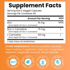 Doctor's Best PepZin GI, Complejo de Zinc-L-Carnosina, 120 Cápsulas Vegetales