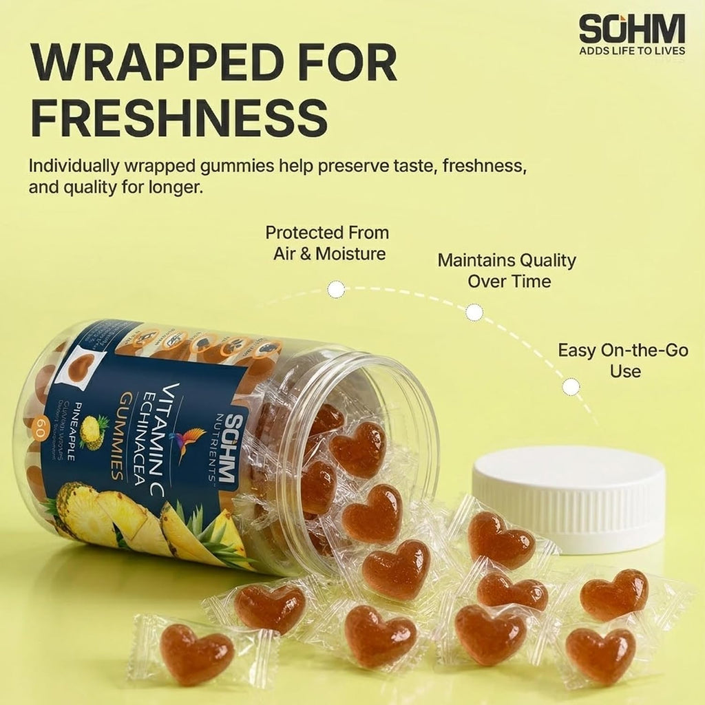 Gominolas de Vitamina C y Equinácea 60 uds - SOHM