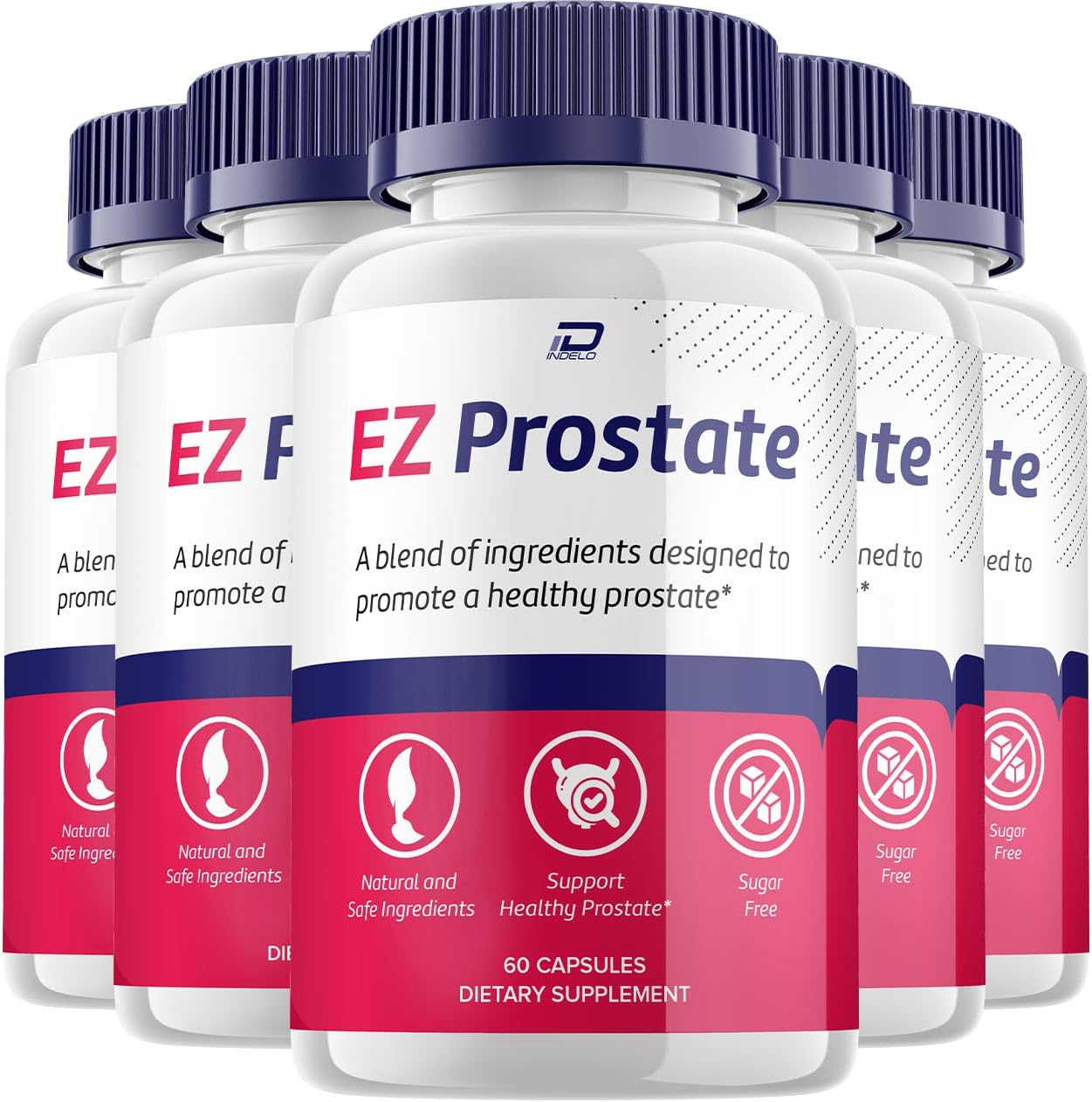 EZ Prostate – Suplemento Avanzado para la Próstata (5 Pack, 300 Cápsulas)