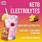 Dr. Price's Electrolytes Cherry Lemonade - 30 Sobres de Hidratación en Polvo Sin Azúcar