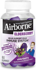 Airborne Gominolas de Saúco + Zinc y Vitamina C para Adultos, 60 gomitas