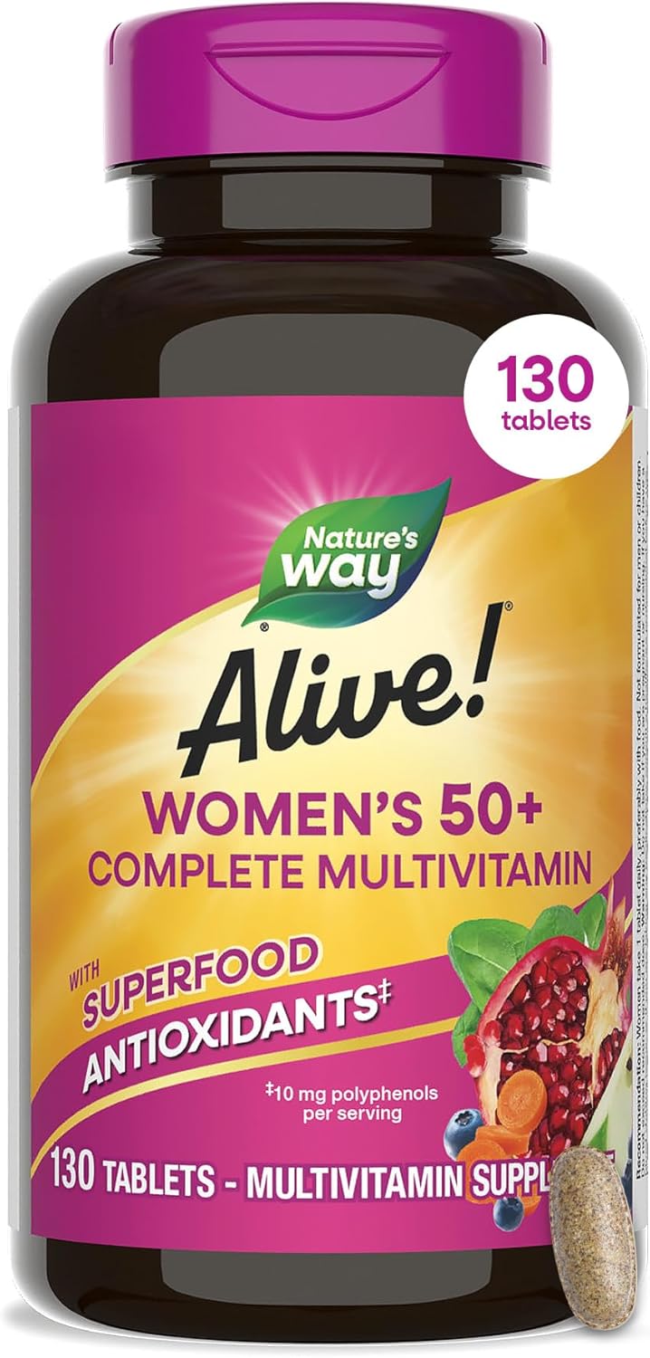 Nature's Way Alive! Multivitamínico Completo para Mujeres 50+