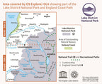 Mapa OS Explorer OL4 Lake District - Zona Noroeste: Keswick, Cockermouth y Wigton