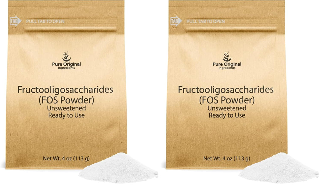 Pure Original Ingredients Fructooligosacáridos en Polvo, 113 g (4 oz), Sin Aditivos
