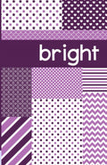 Bright...Purple: A Daily Wellness Planner, Food Tracker, Daily Journal, Water Tracker, Gratitude Journal, All-in-One Daily Habit Stack Organizer