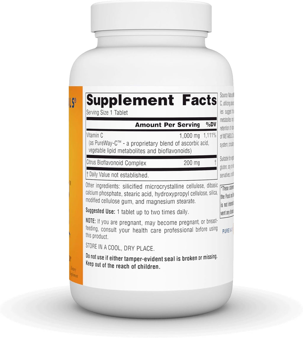 Source Naturals Metabolic C, Vitamina C Optimizada 1000 mg, 100 Comprimidos