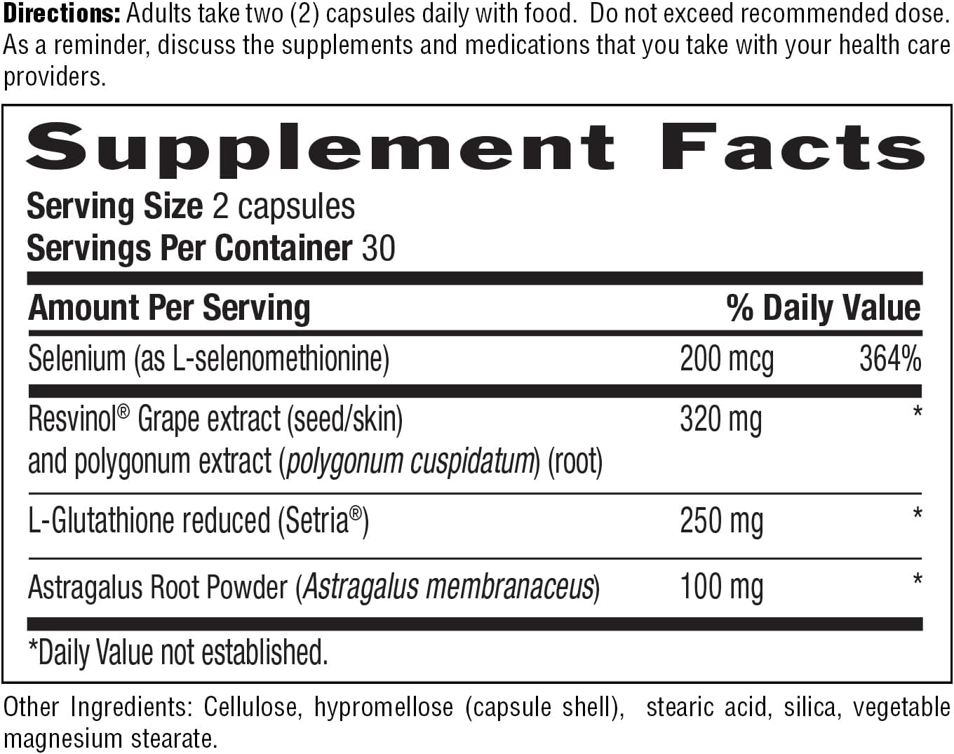 Country Life Ageless Theory Telomere Support - 60 cápsulas
