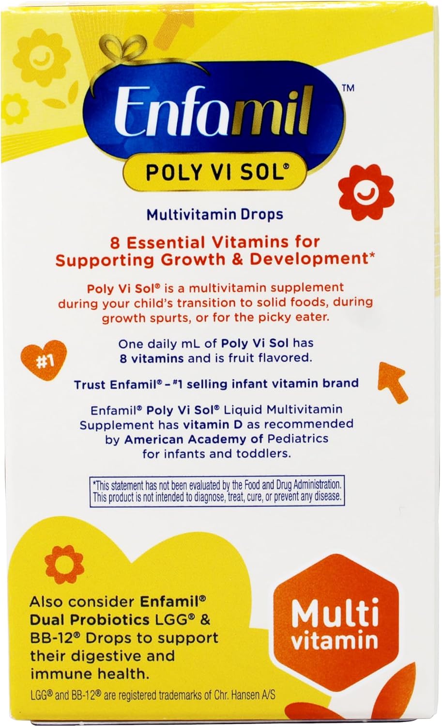 Enfamil Poly-Vi-Sol with Iron - Multivitamin Drops for Infants and Toddlers, 50 mL