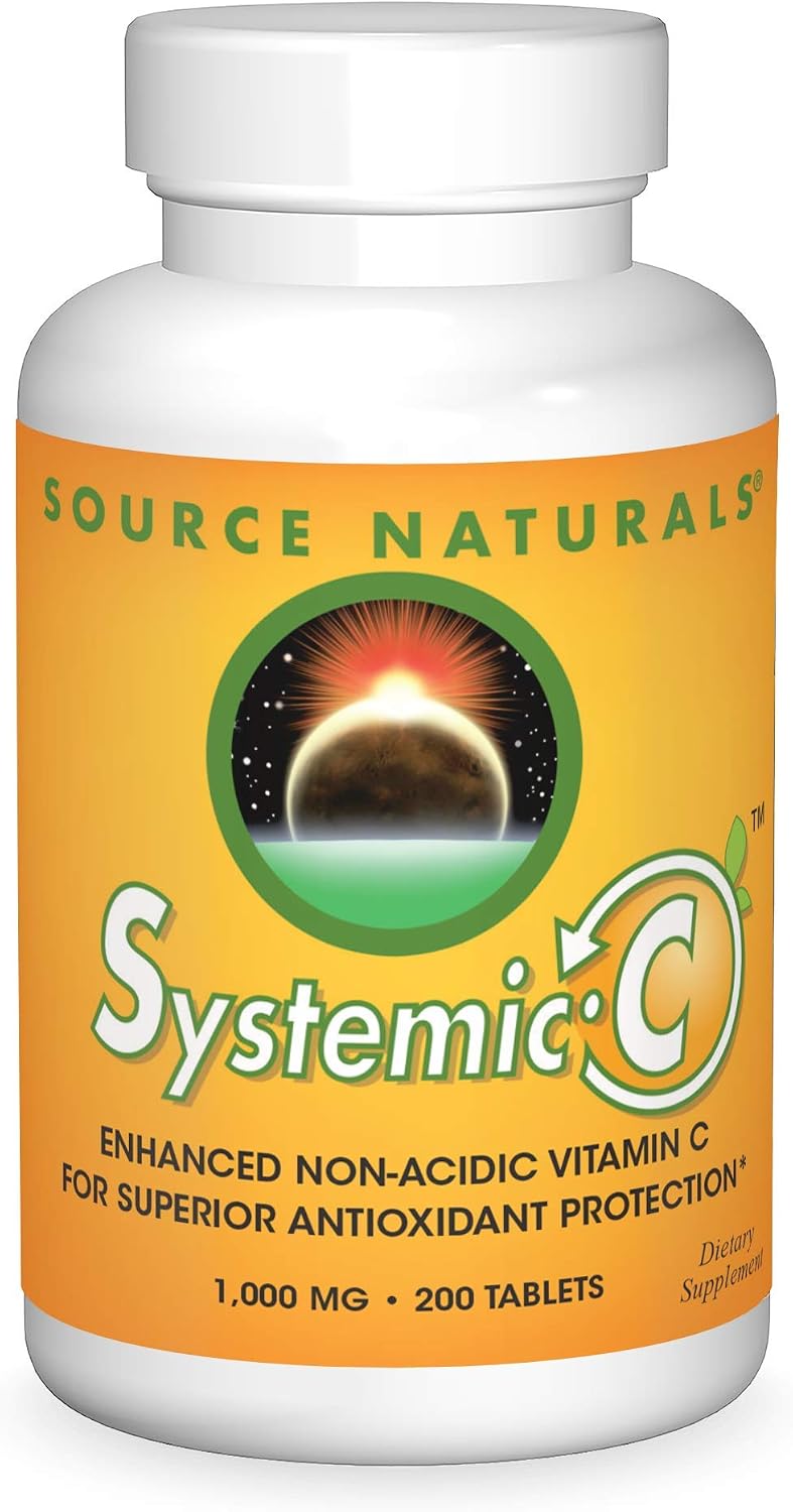 Source Naturals Systemic C, 1000 mg - 200 Tabletas