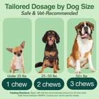 BAZI Masticables para Perros – Piel y Pelaje: Colágeno, Omega-3, EPA, DHA, Vitamina A y D3