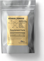 Pure Vitamin C Powder Organic (8 Oz / 226 g) Ácido Ascórbico en Polvo
