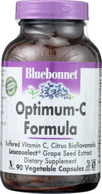BlueBonnet Optimum C Formula, 1000 mg, 90 Cápsulas Vegetales