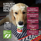 Only Natural Pet Complete Gut Health Complex - Probióticos y Enzimas Digestivas para Perros y Gatos - 99g (Pack de 2)