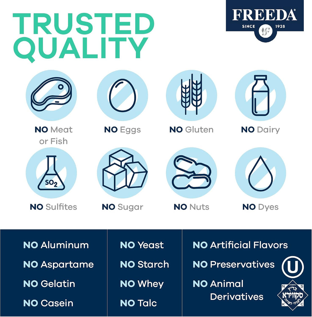 FREEDA Vitamina C Tamponada 500 mg - 250 Cápsulas