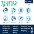 FREEDA Vitamina C Tamponada 500 mg – Ascorbato Cálcico No Ácido – 100 Cápsulas
