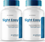 Sight Easy Eye Vitamins & Mineral Supplements - Cápsulas para la Visión (2 Pack)