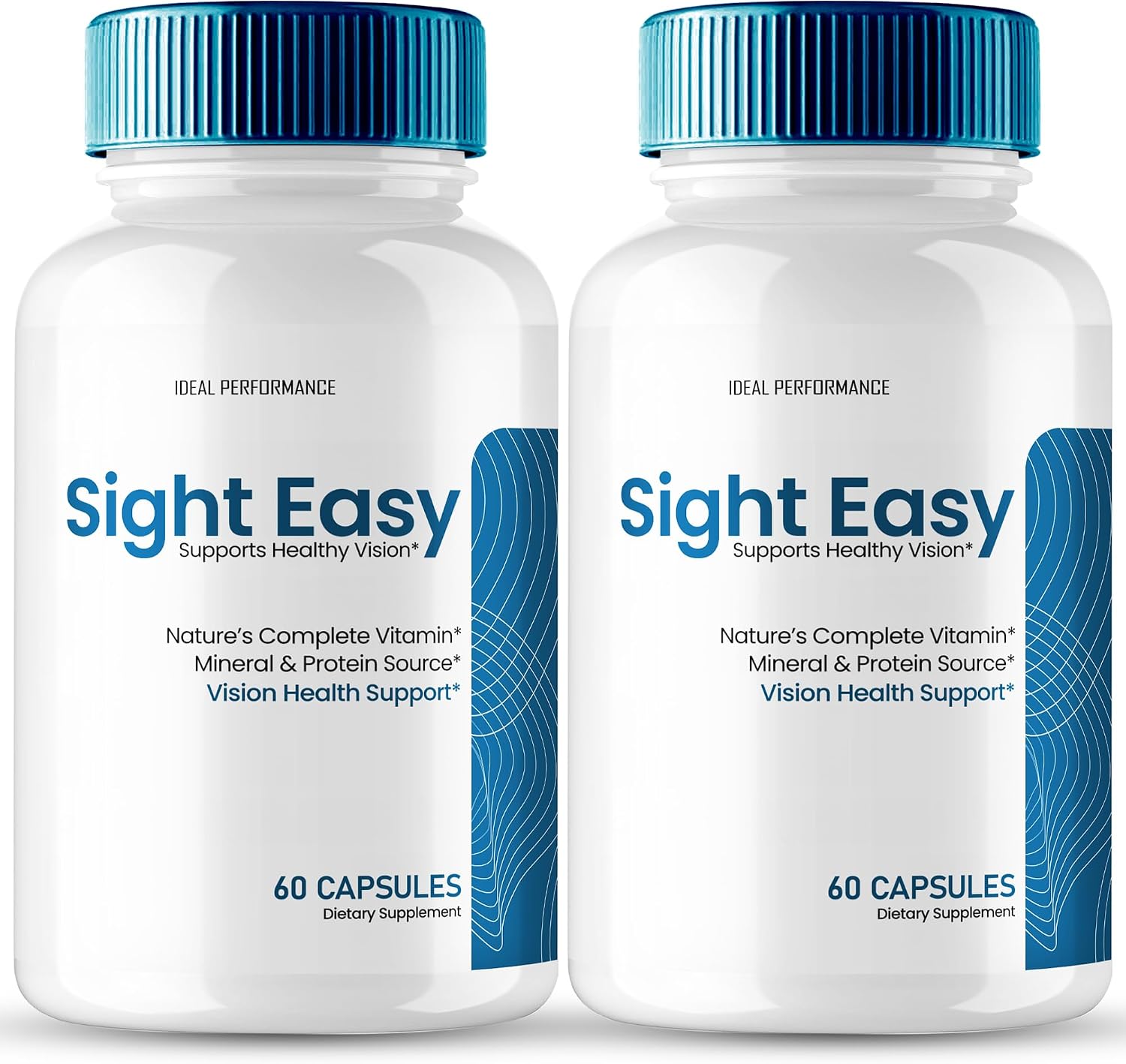 Sight Easy Eye Vitamins & Mineral Supplements - Cápsulas para la Visión (2 Pack)