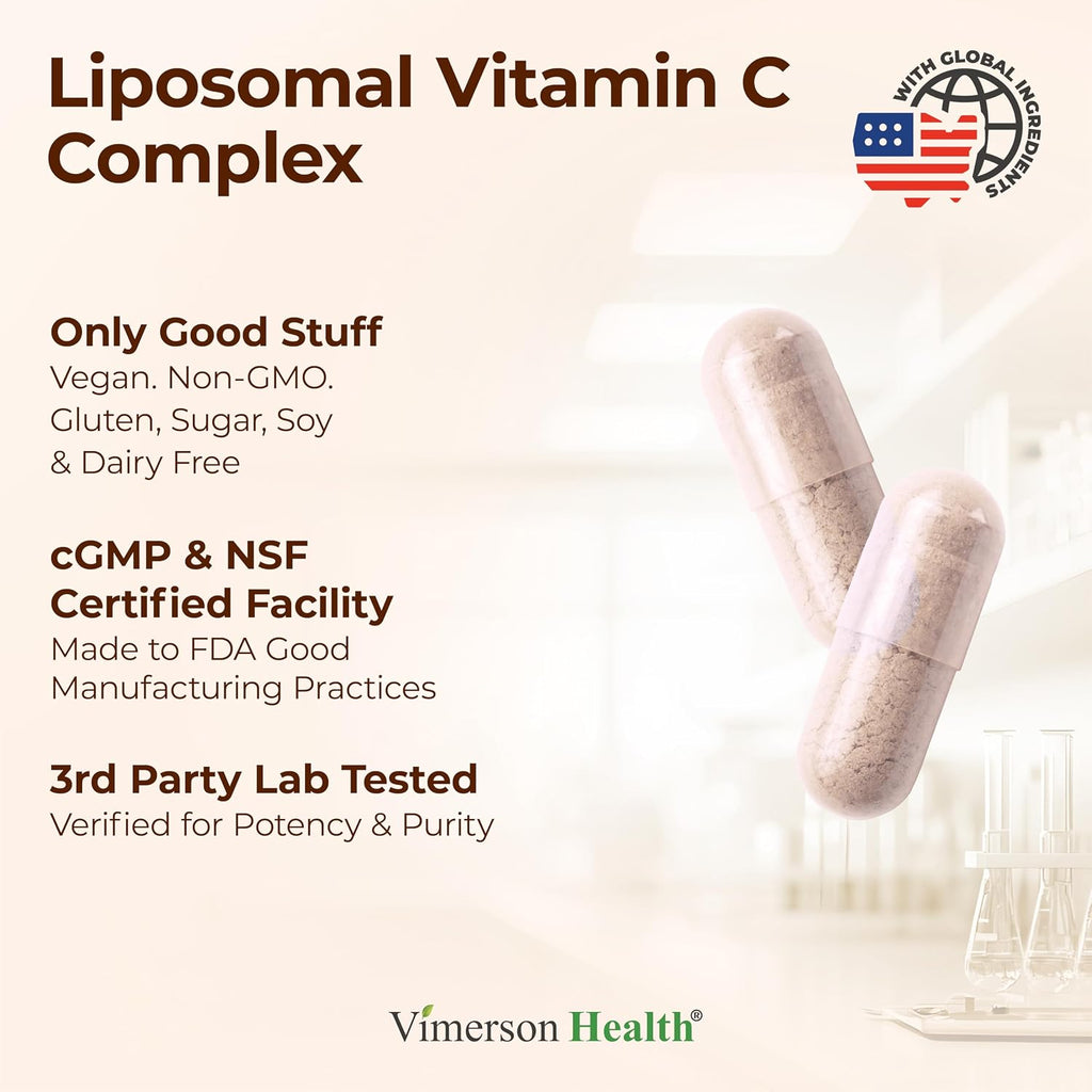 Liposomal Vitamin C 1000mg, 60 Cápsulas