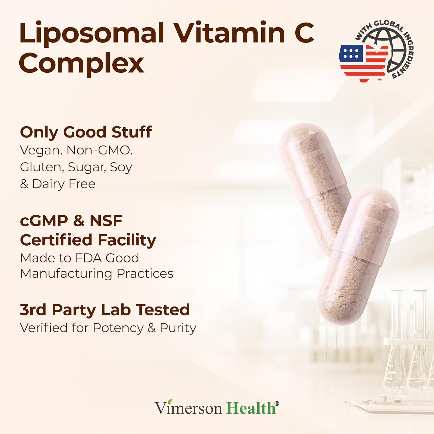 Liposomal Vitamin C 1000mg, 60 Cápsulas