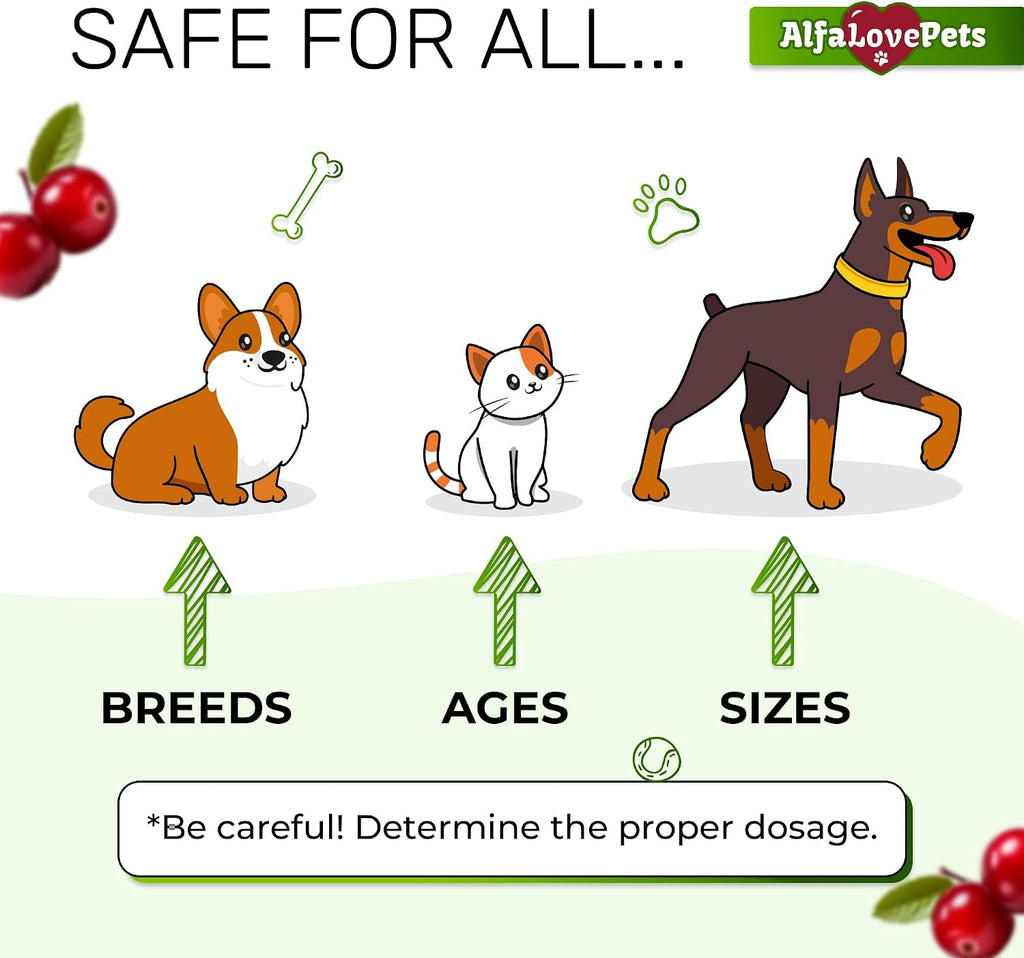 Suplemento Urinario para Perros y Gatos – Cuidado de Riñones y Vejiga con Arándano – 60 ml