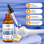 URDRU Gotas Líquidas Orgánicas de Vitamina D3 y K2 - 30ml