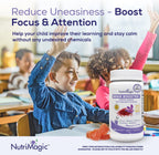 NutriMagic Kids Brain Booster+ – Gominolas de Azafrán con Multivitamínico para Niños (2 Paquetes, 60 Dosis)