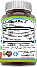 Pure Naturals Calcio, Magnesio, Zinc y Vitamina D3 - 150 Comprimidos